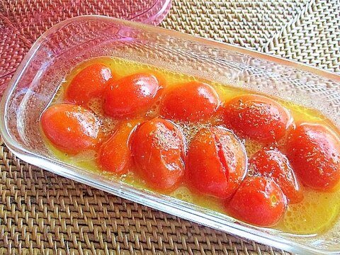 レンジで簡単！アイコトマトのマリネ